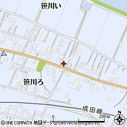 千葉県香取郡東庄町笹川い4718-4周辺の地図