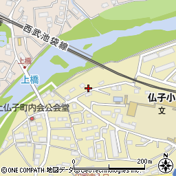 埼玉県入間市仏子60周辺の地図