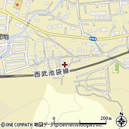 埼玉県入間市仏子1341周辺の地図