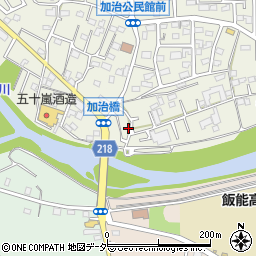 埼玉県飯能市笠縫5-14周辺の地図