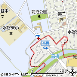 埼玉県富士見市水子3632周辺の地図