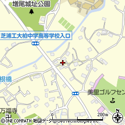 千葉県柏市増尾830周辺の地図