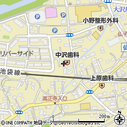 埼玉県入間市仏子632周辺の地図