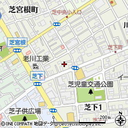 埼玉県川口市芝宮根町2-25周辺の地図