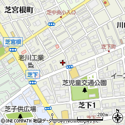 埼玉県川口市芝宮根町2-27周辺の地図