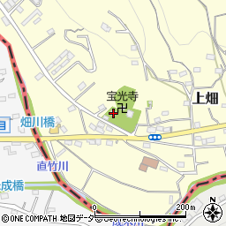 埼玉県飯能市上畑214周辺の地図