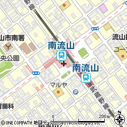 南流山駅前公園周辺の地図