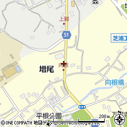 千葉県柏市増尾1270周辺の地図