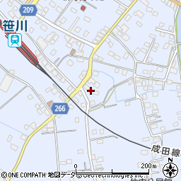 千葉県香取郡東庄町笹川い718周辺の地図