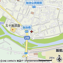 埼玉県飯能市笠縫5-15周辺の地図