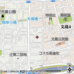 浦和辻第一住宅周辺の地図