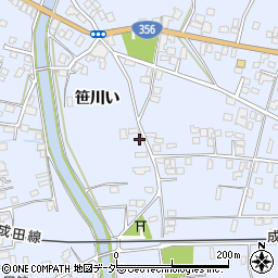 千葉県香取郡東庄町笹川い2006-21周辺の地図