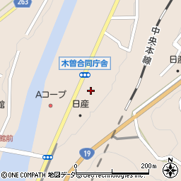 おんたけ交通株式会社　本社・総務部周辺の地図