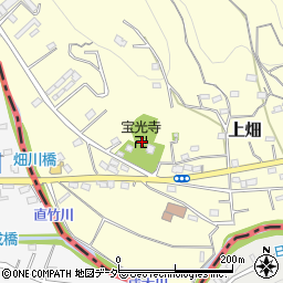 埼玉県飯能市上畑220周辺の地図