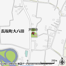 声聞寺周辺の地図