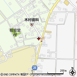 千葉県香取市下小川1454周辺の地図