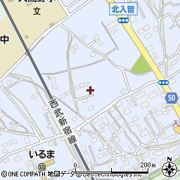 埼玉県狭山市北入曽998-4周辺の地図