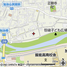 埼玉県飯能市笠縫8周辺の地図