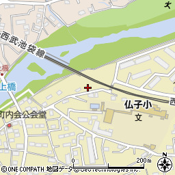 埼玉県入間市仏子63周辺の地図