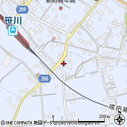 千葉県香取郡東庄町笹川い724周辺の地図