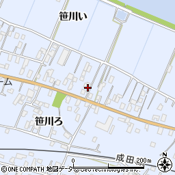 千葉県香取郡東庄町笹川い4718周辺の地図
