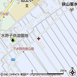 埼玉県狭山市水野111周辺の地図