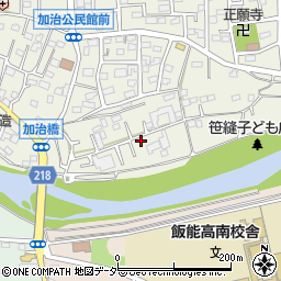 埼玉県飯能市笠縫8-42周辺の地図