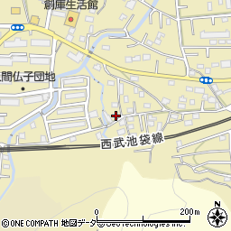 埼玉県入間市仏子1179周辺の地図