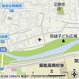 埼玉県飯能市笠縫8-90周辺の地図