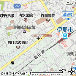 朝日生命保険相互会社　伊那出張所周辺の地図