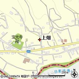 埼玉県飯能市上畑97周辺の地図