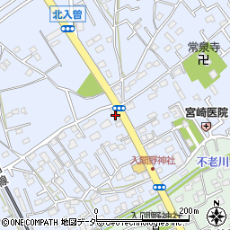 埼玉県狭山市北入曽1359-1周辺の地図