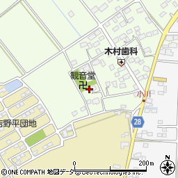 千葉県香取市下小川1440-1周辺の地図