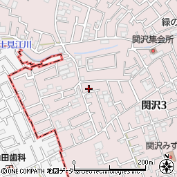 埼玉県富士見市関沢3丁目37-26周辺の地図