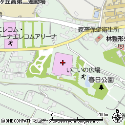 長野県伊那文化会館　大ホール周辺の地図