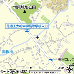 千葉県柏市増尾824-1周辺の地図
