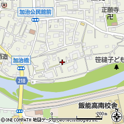 埼玉県飯能市笠縫9-23周辺の地図