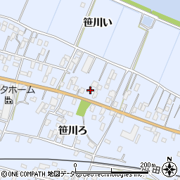 千葉県香取郡東庄町笹川い4718-8周辺の地図