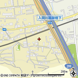 埼玉県入間市仏子1289-1周辺の地図