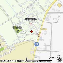 千葉県香取市下小川1453周辺の地図