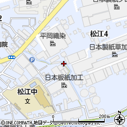 埼玉県草加市松江周辺の地図