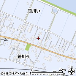 千葉県香取郡東庄町笹川い4718-6周辺の地図