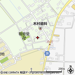 千葉県香取市下小川1445周辺の地図