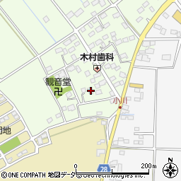 千葉県香取市下小川1445周辺の地図