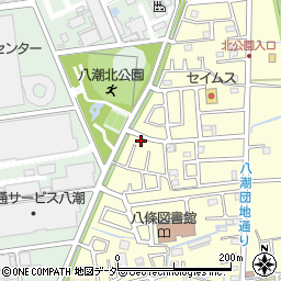 埼玉県八潮市八條2523-8周辺の地図