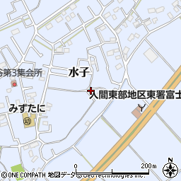 埼玉県富士見市水子4372周辺の地図