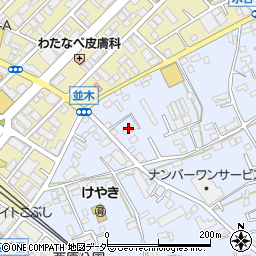 埼玉県富士見市水子4670周辺の地図