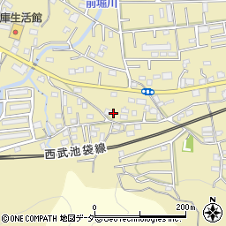 埼玉県入間市仏子1202周辺の地図