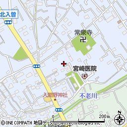 埼玉県狭山市北入曽303-2周辺の地図