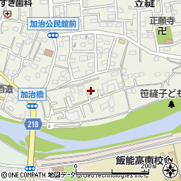 埼玉県飯能市笠縫9-25周辺の地図